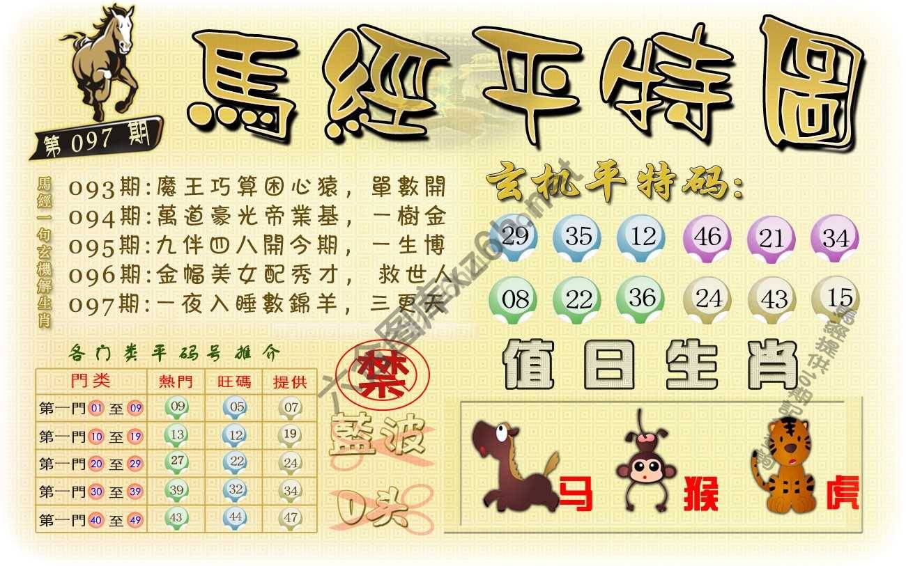 马经平特图
