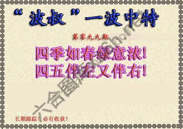 波叔一波中特