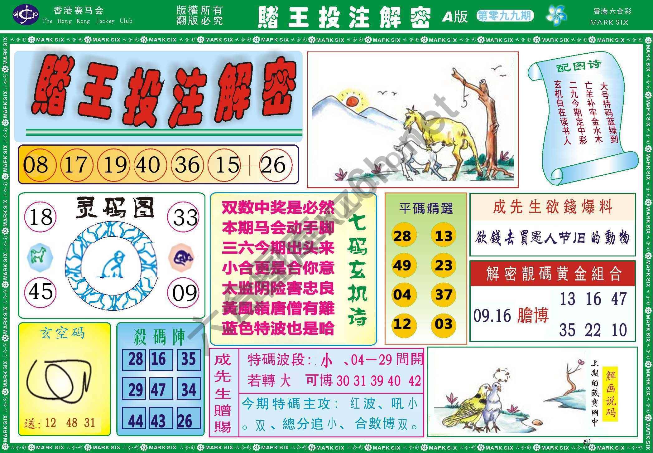 赌王投注解密
