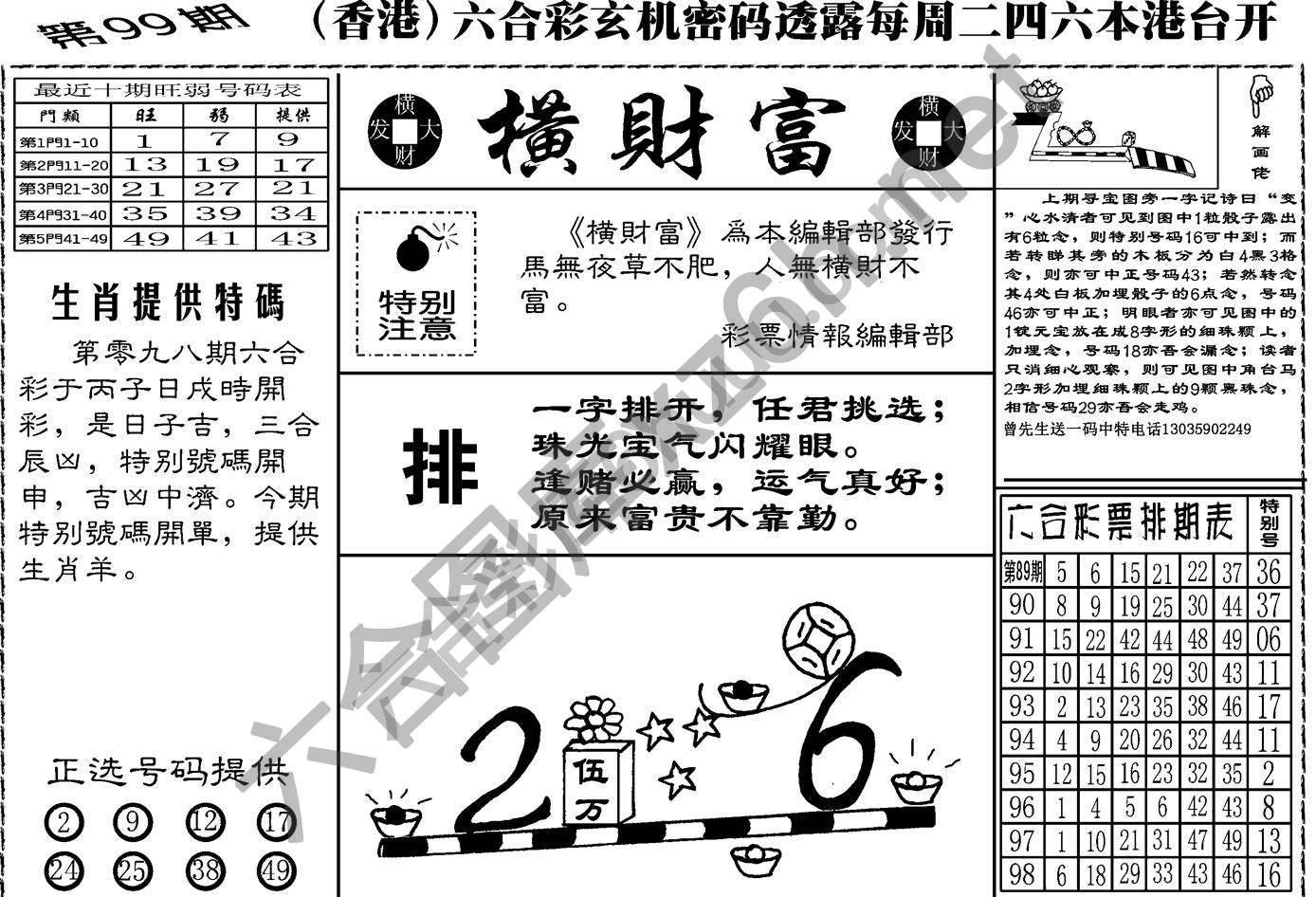 横财富