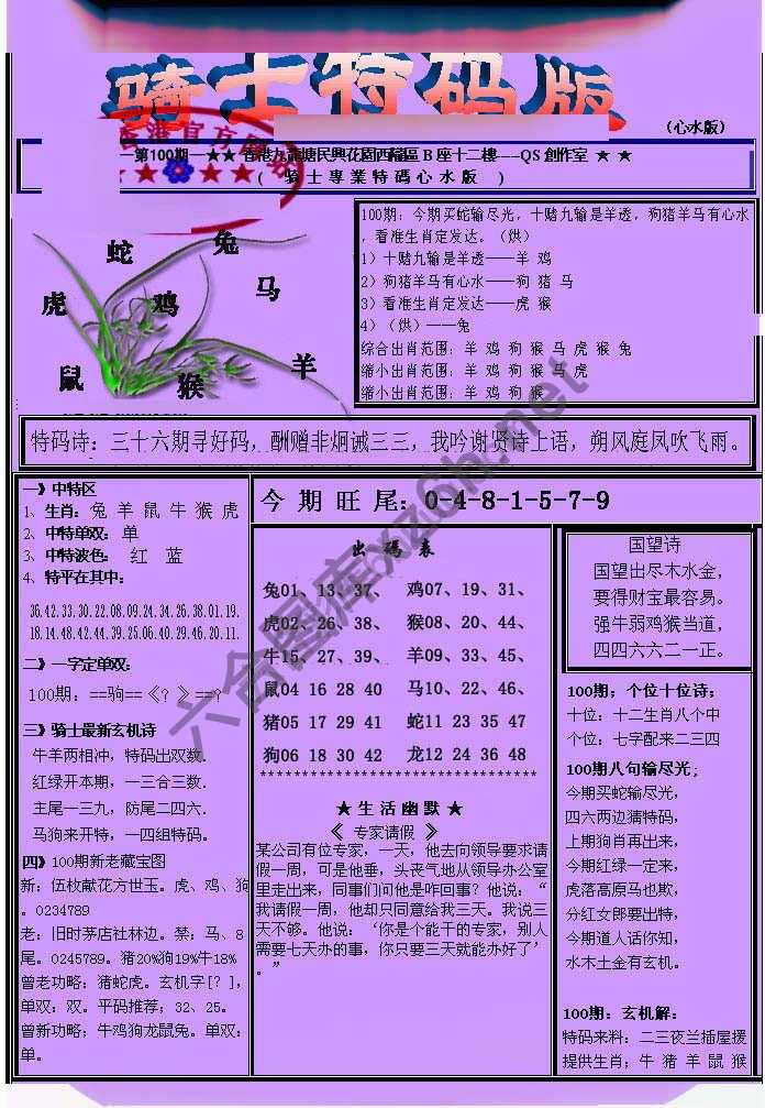 另类骑士特码版