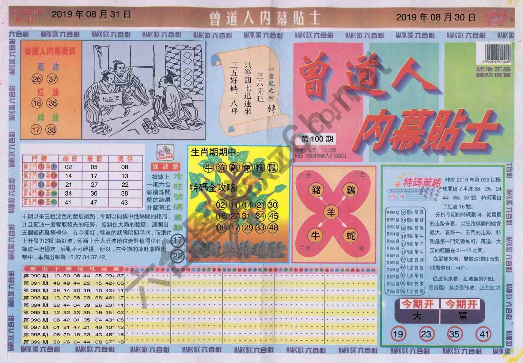 曾道人内幕贴士