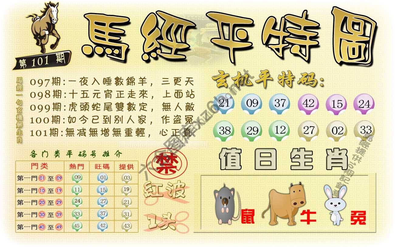 马经平特图