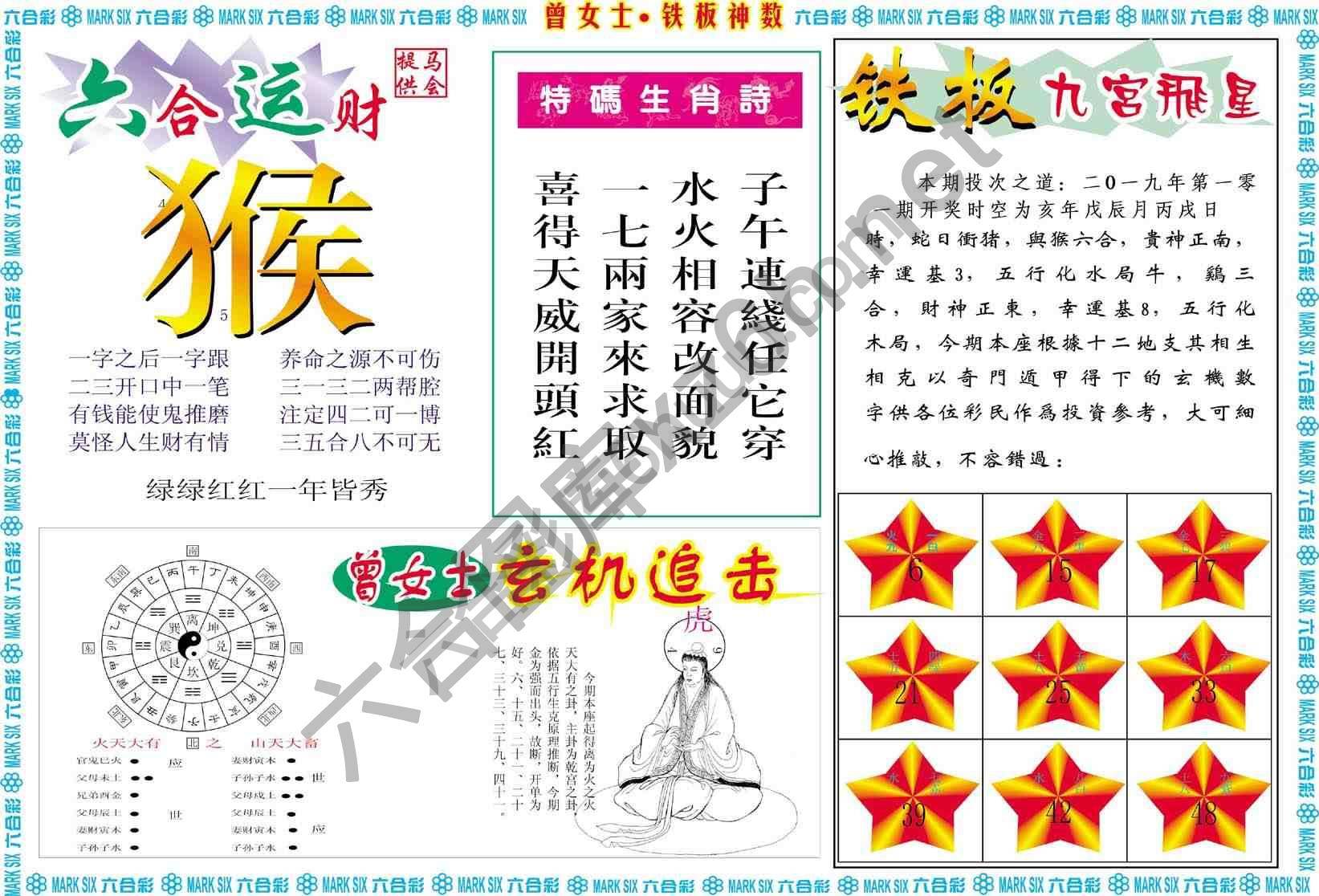 曾女士铁板神数