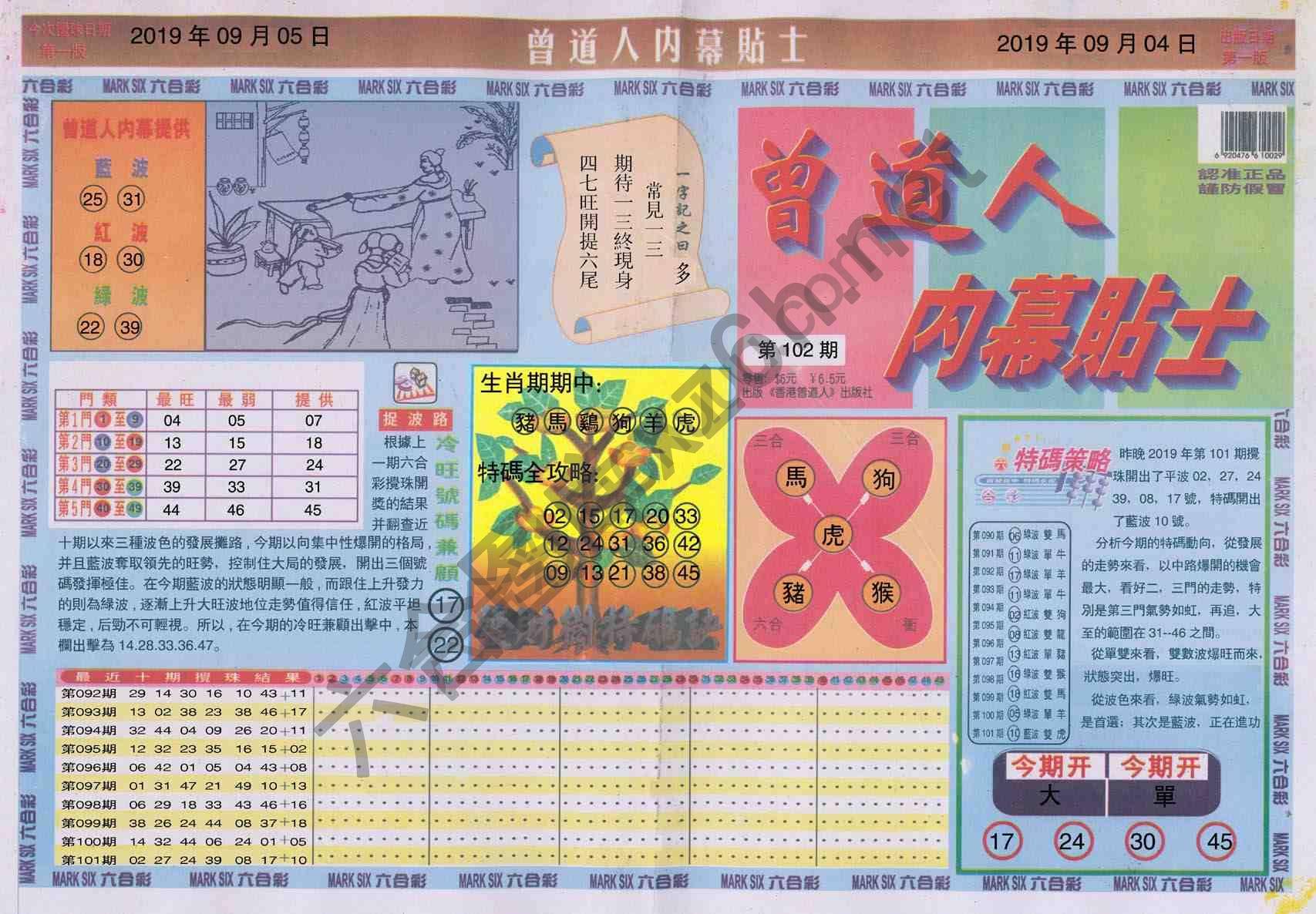 曾道人内幕贴士