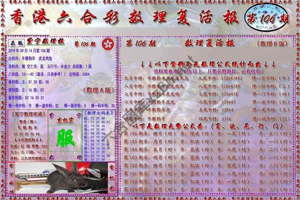 数理复活报