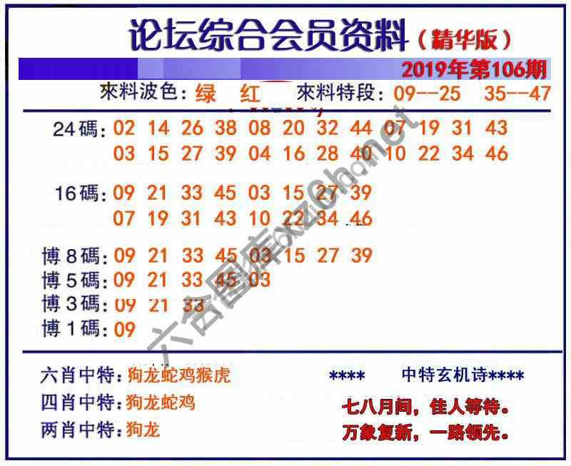 综合会员资料