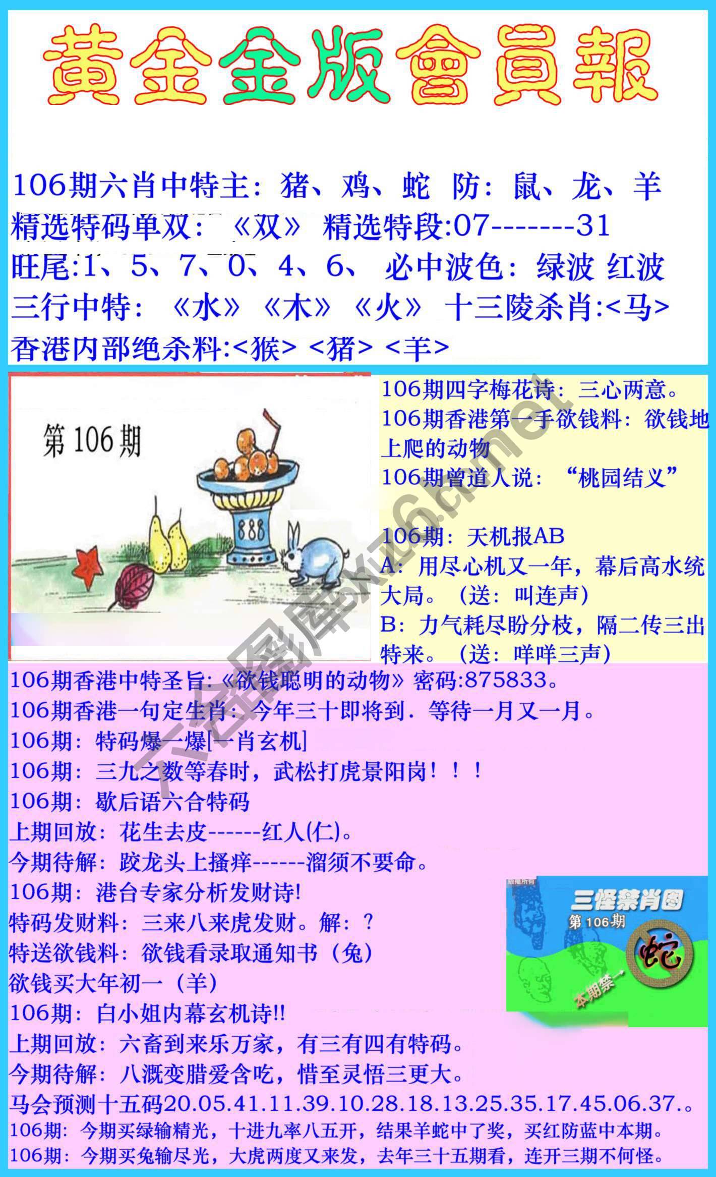 黄金金版会员报