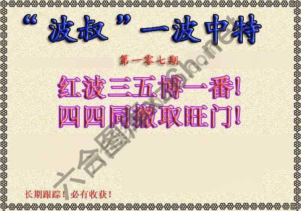 波叔一波中特