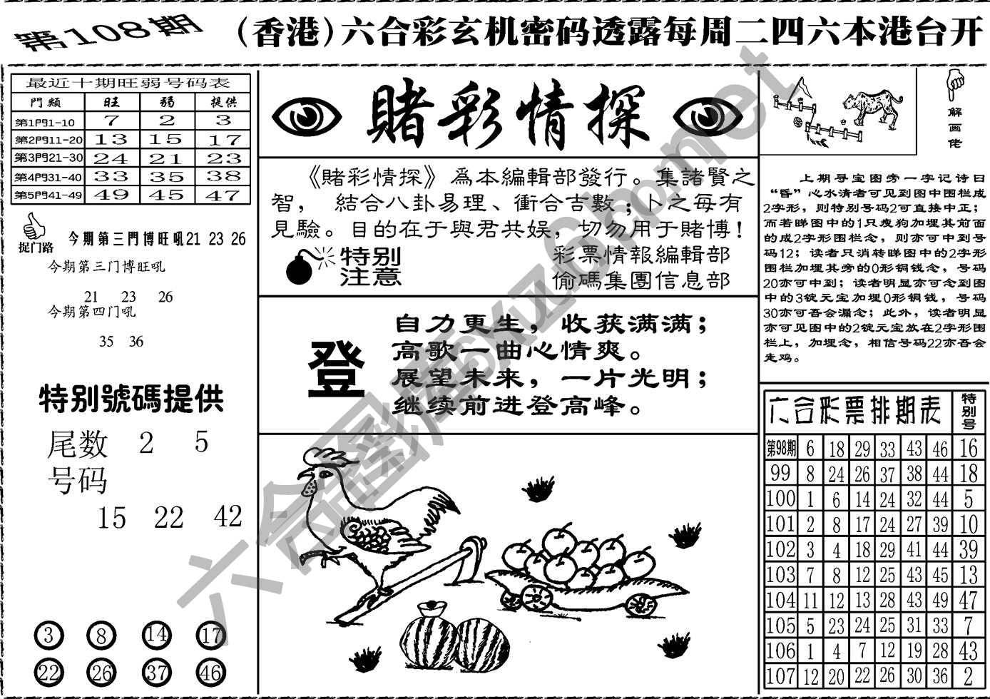 赌彩情探