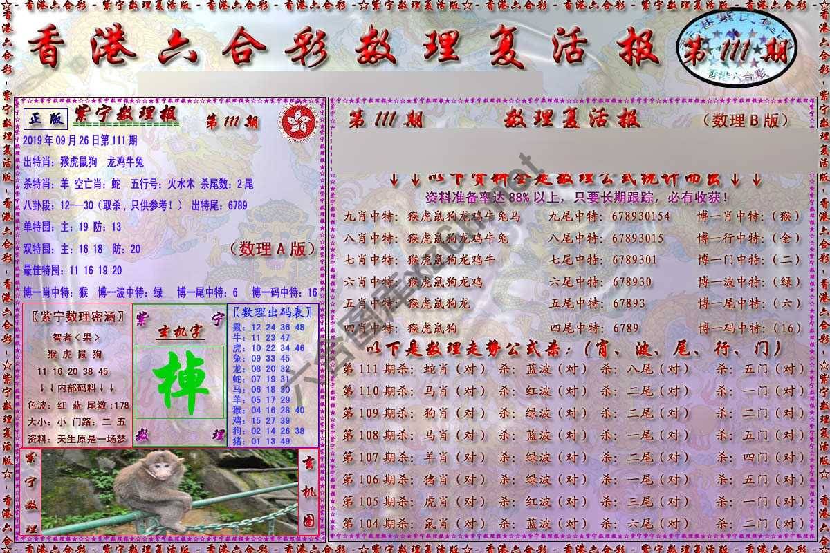 数理复活报