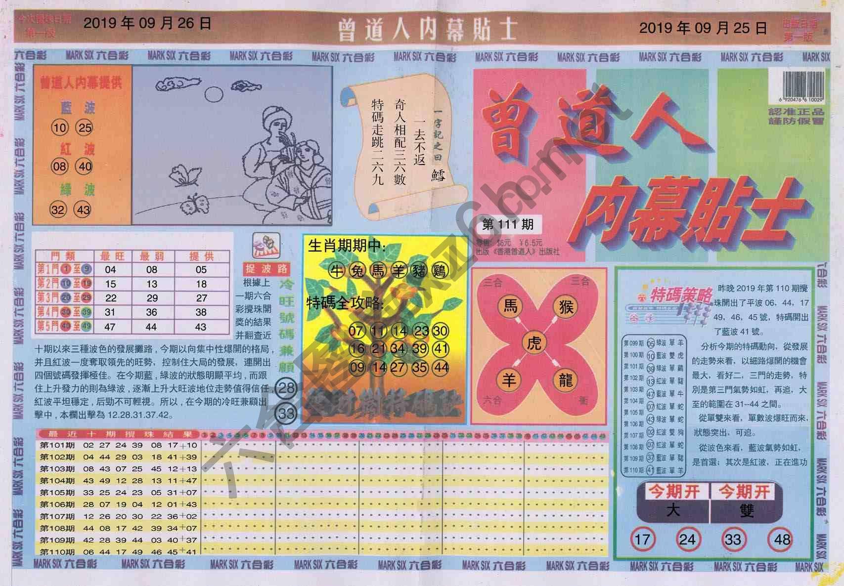 曾道人内幕贴士