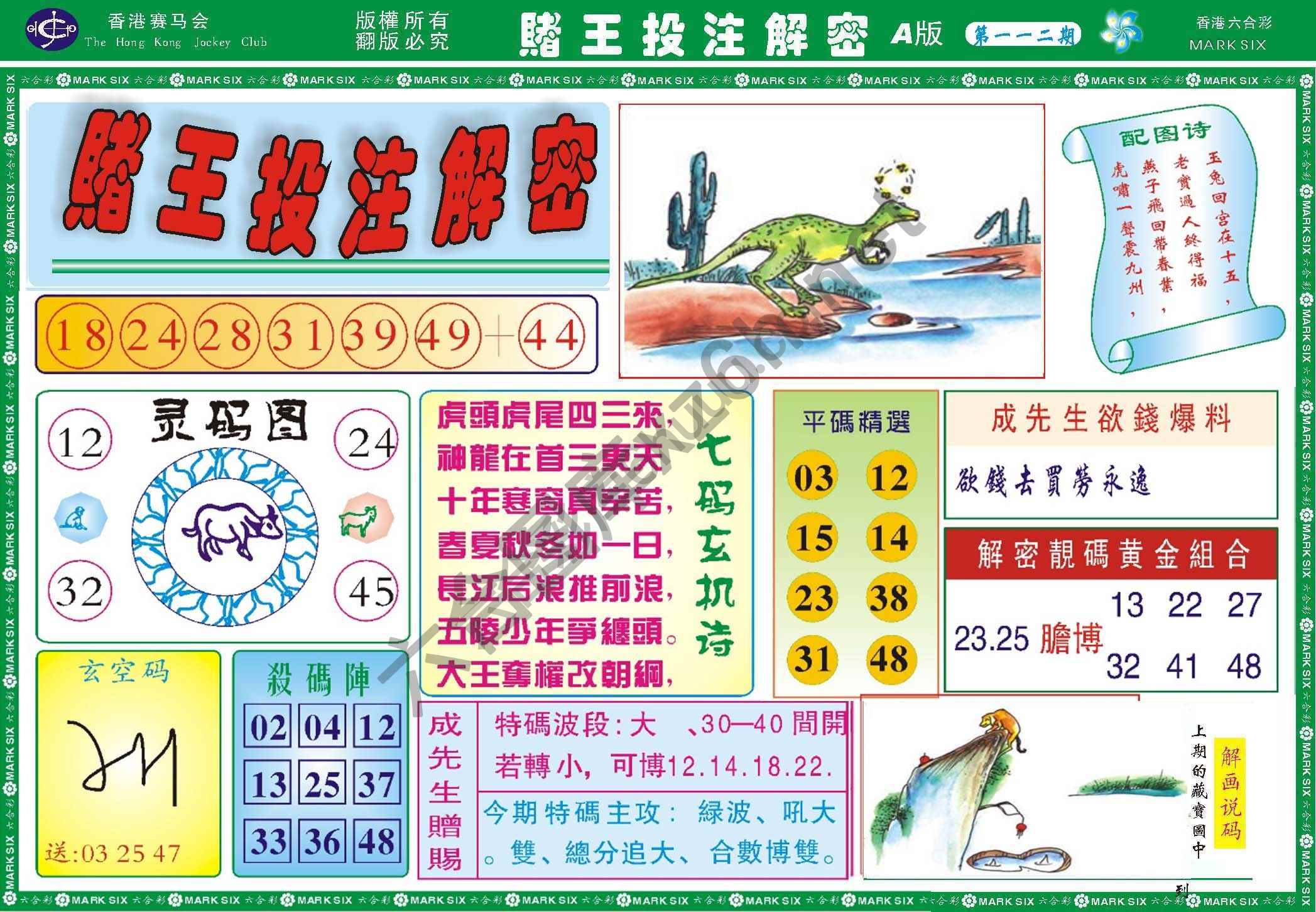 赌王投注解密