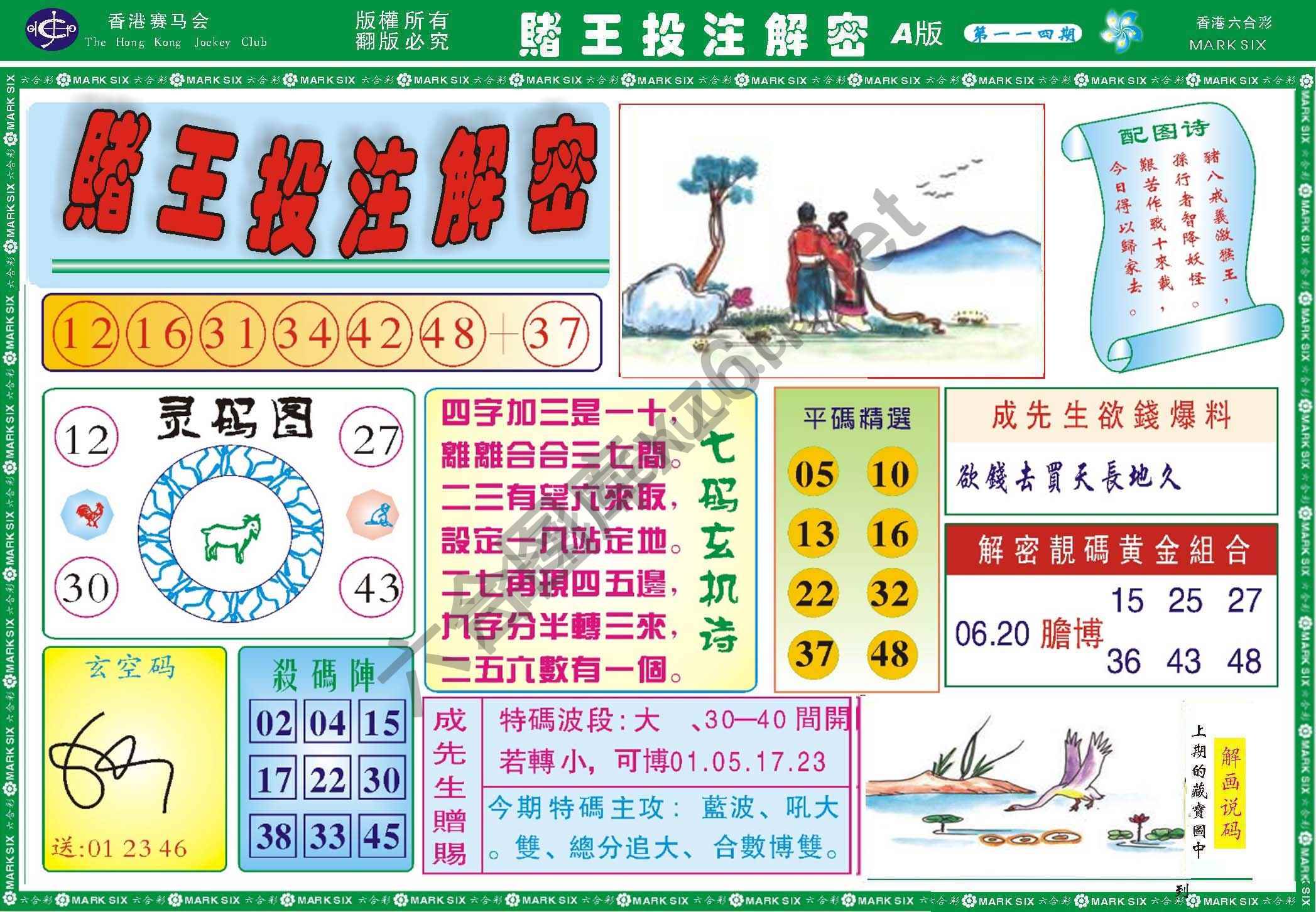 赌王投注解密