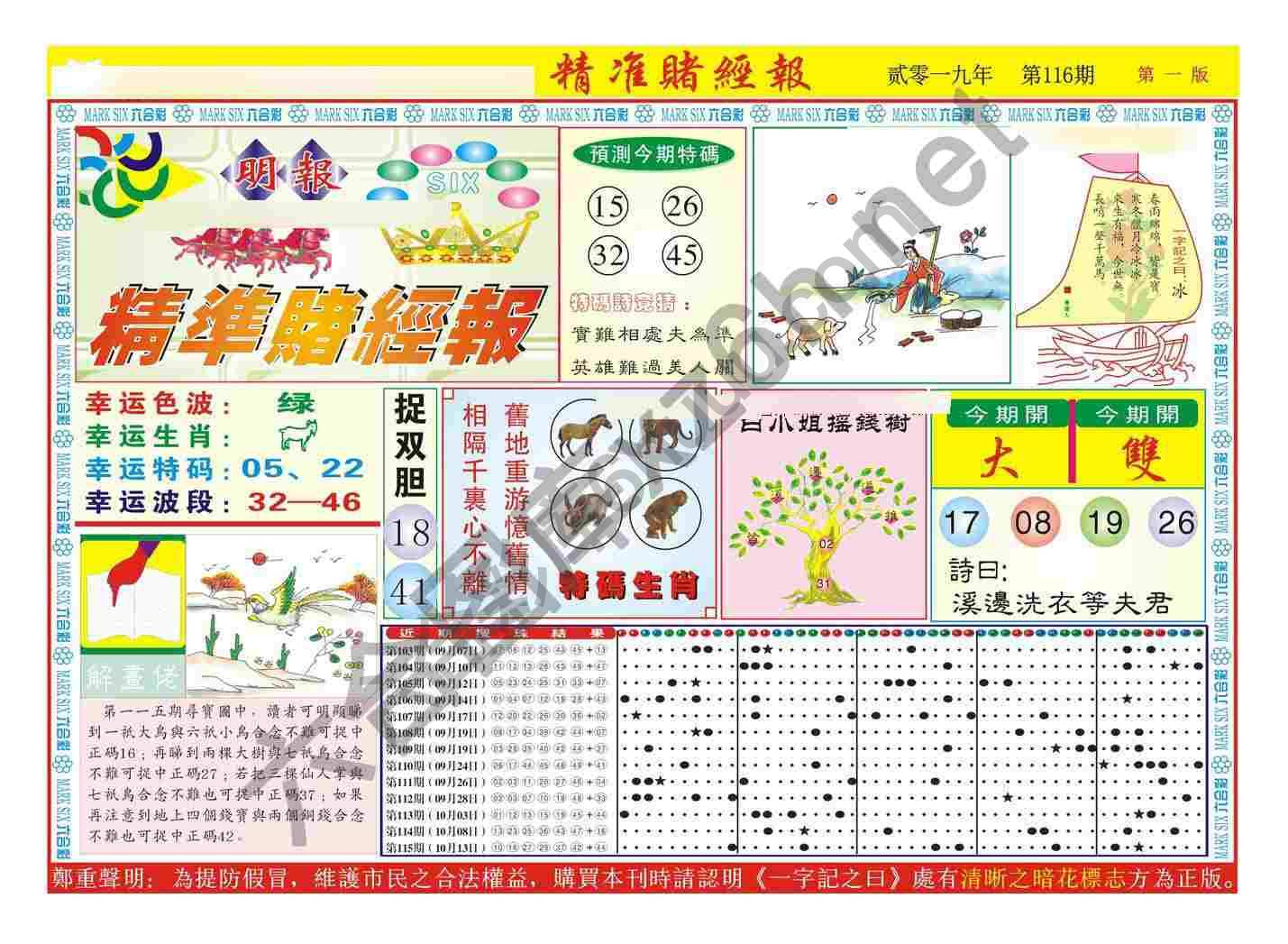 精准赌经报