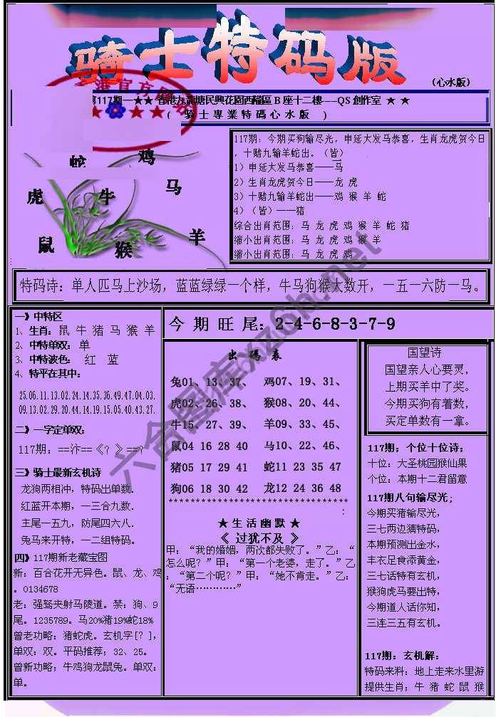 另类骑士特码版