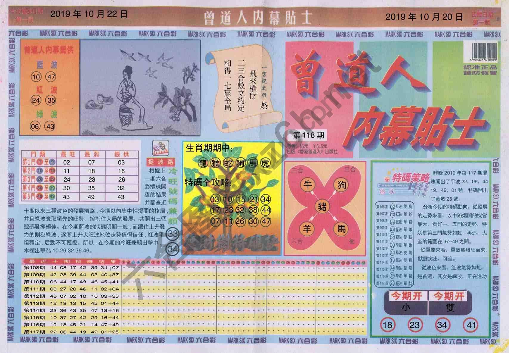 曾道人内幕贴士