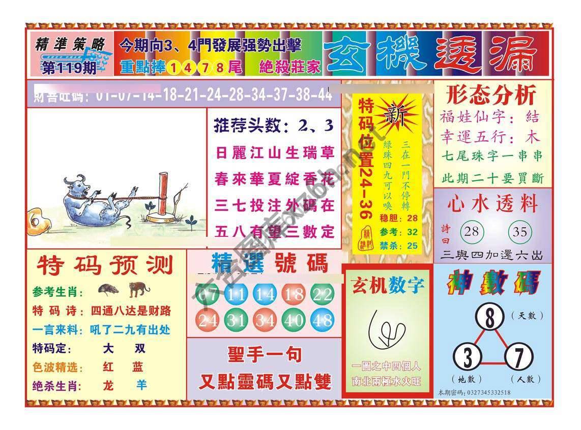 玄机透漏