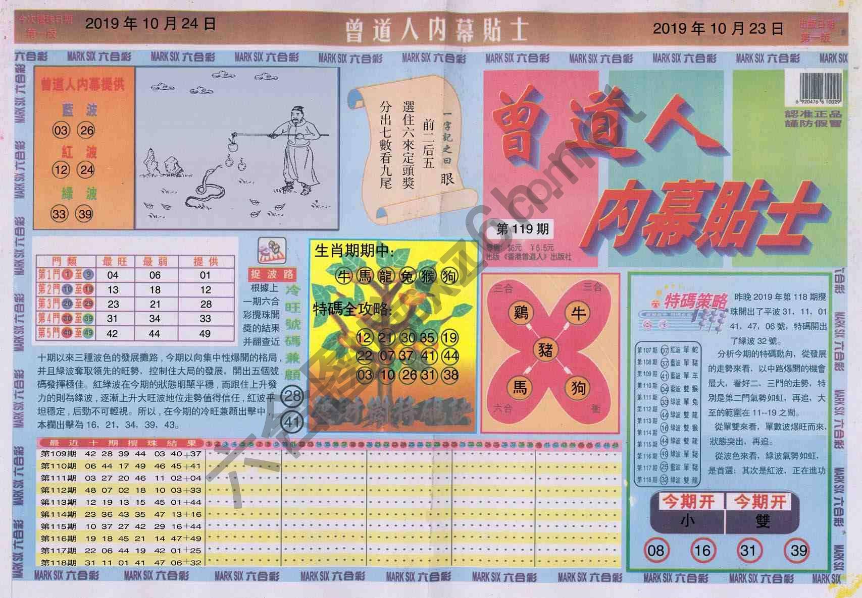 曾道人内幕贴士