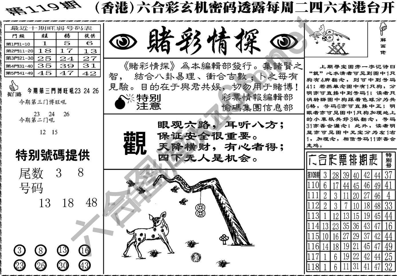 赌彩情探