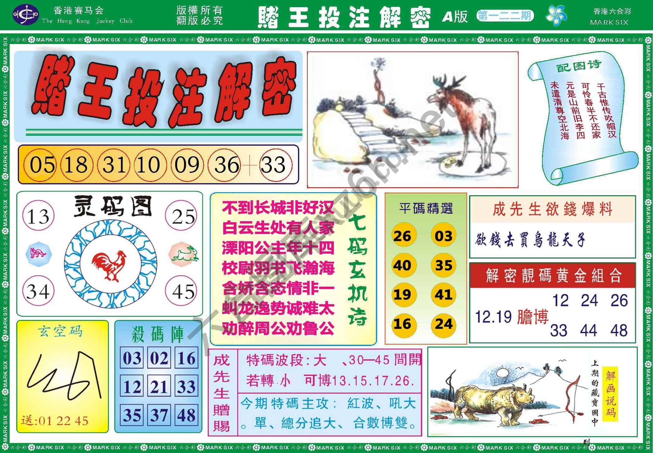 赌王投注解密