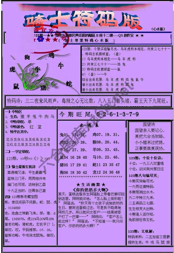 另类骑士特码版