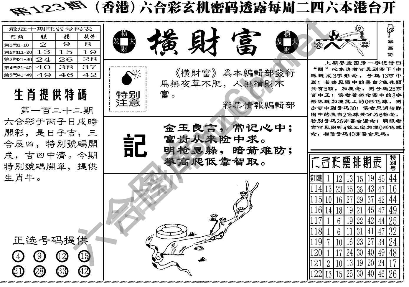 横财富