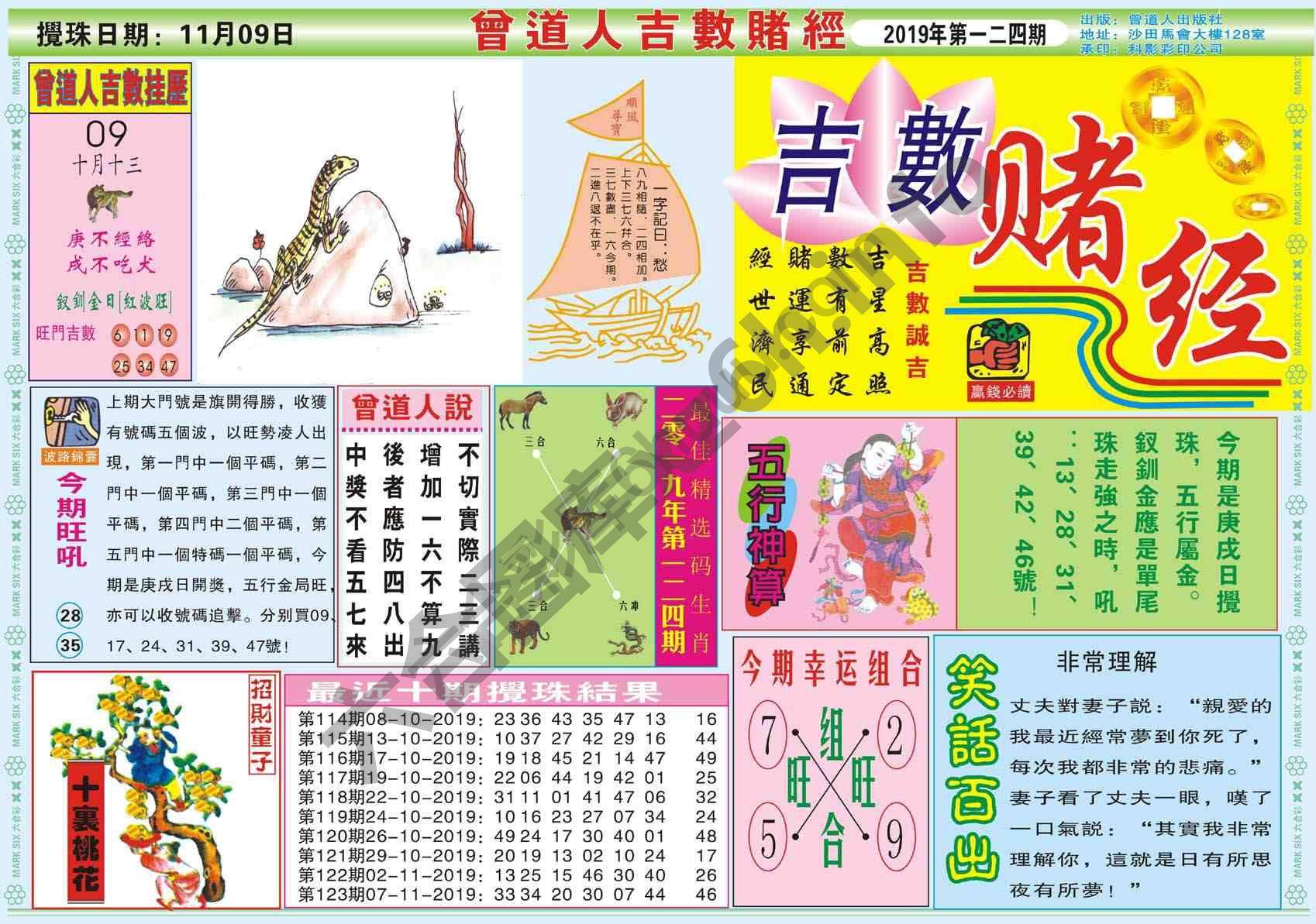 曾道人吉数赌经