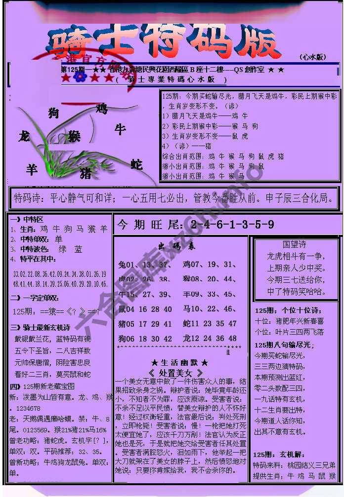 另类骑士特码版