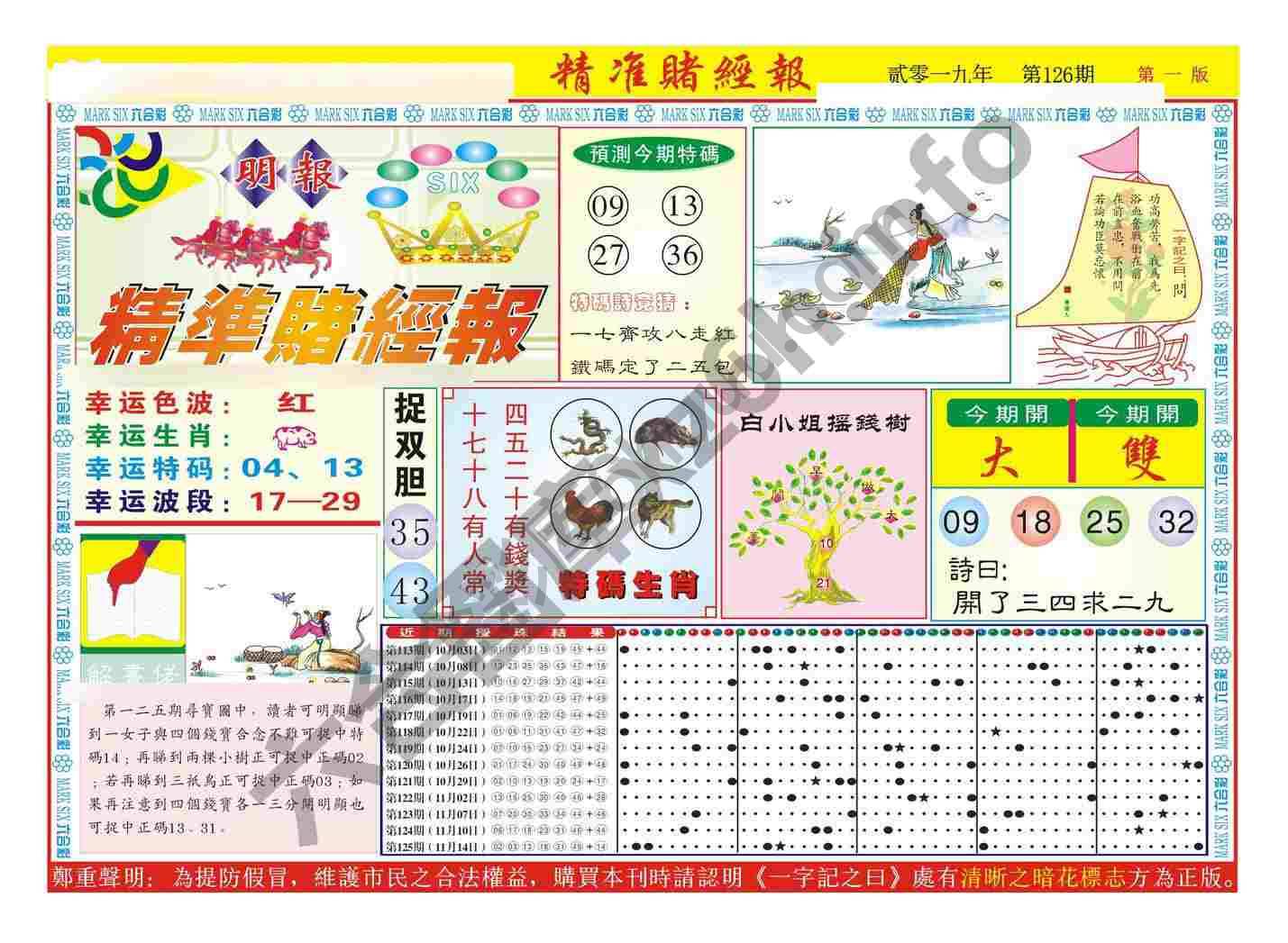 精准赌经报
