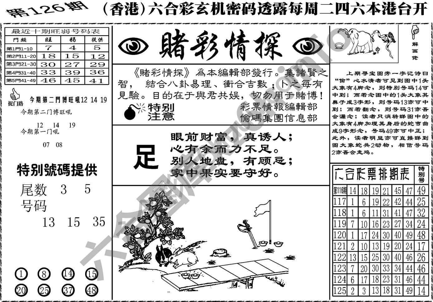 赌彩情探