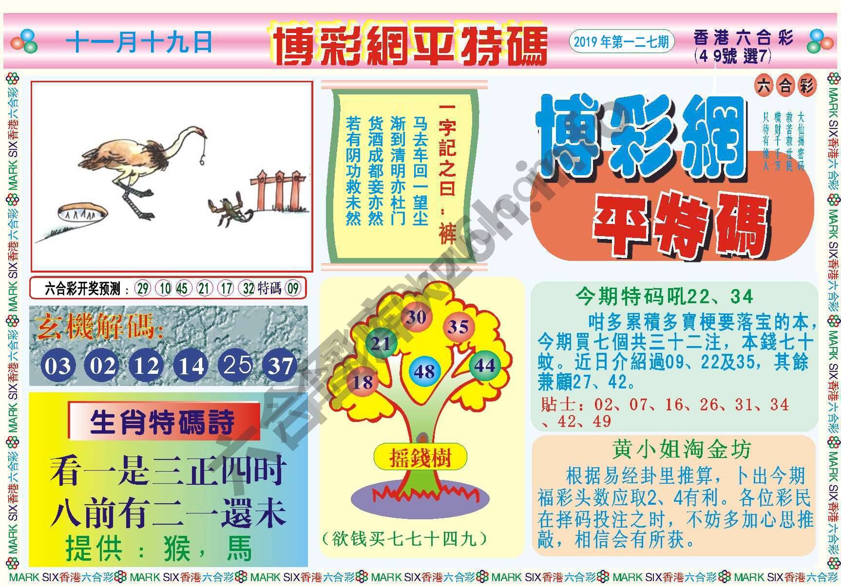 博彩网平特码