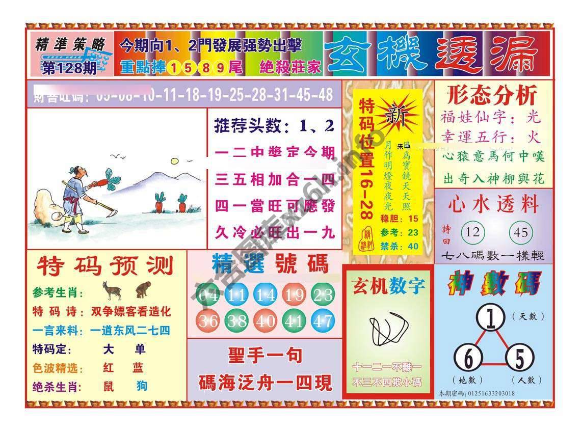 玄机透漏