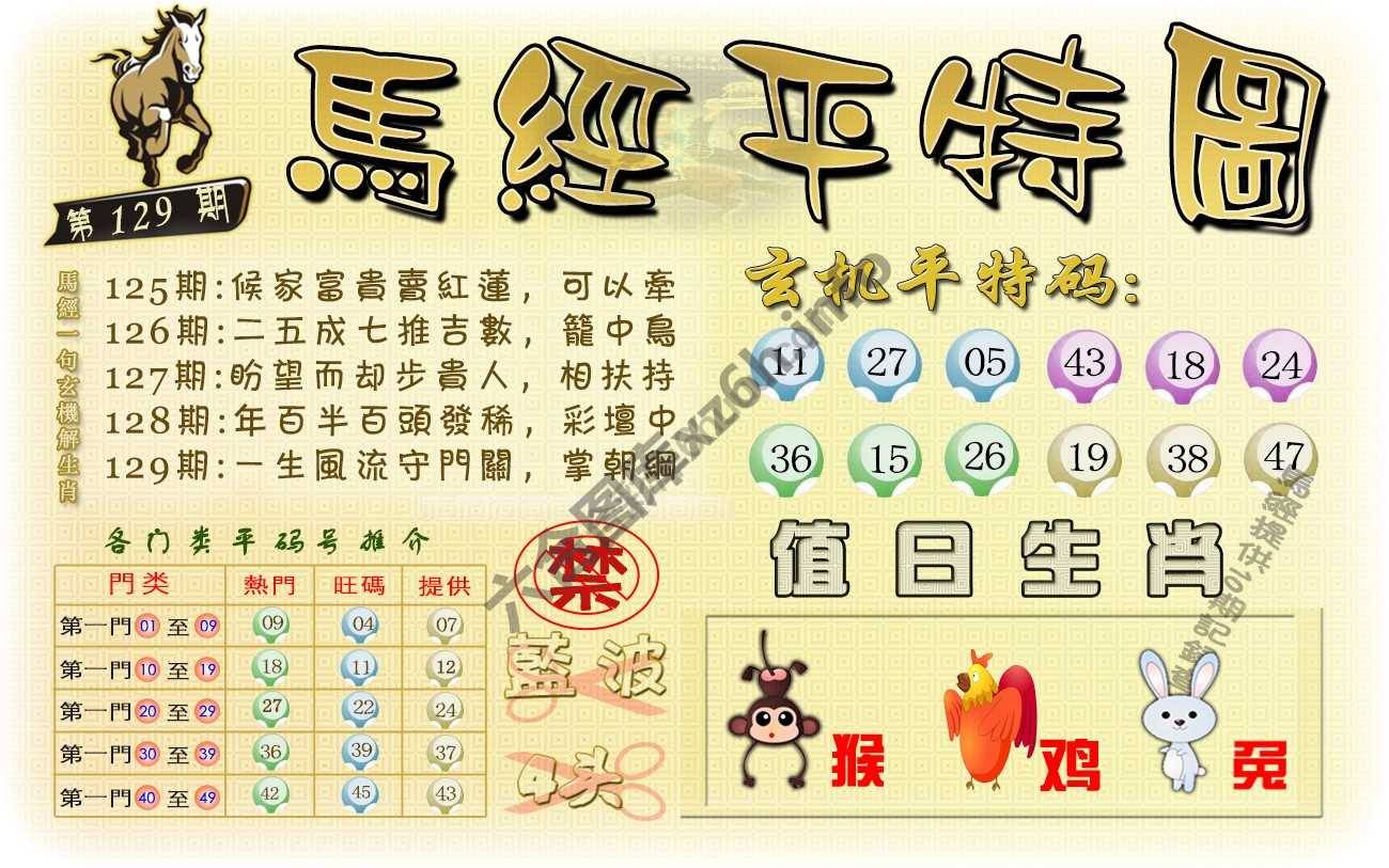 马经平特图