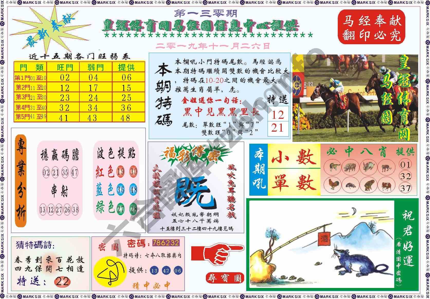 马经图记录