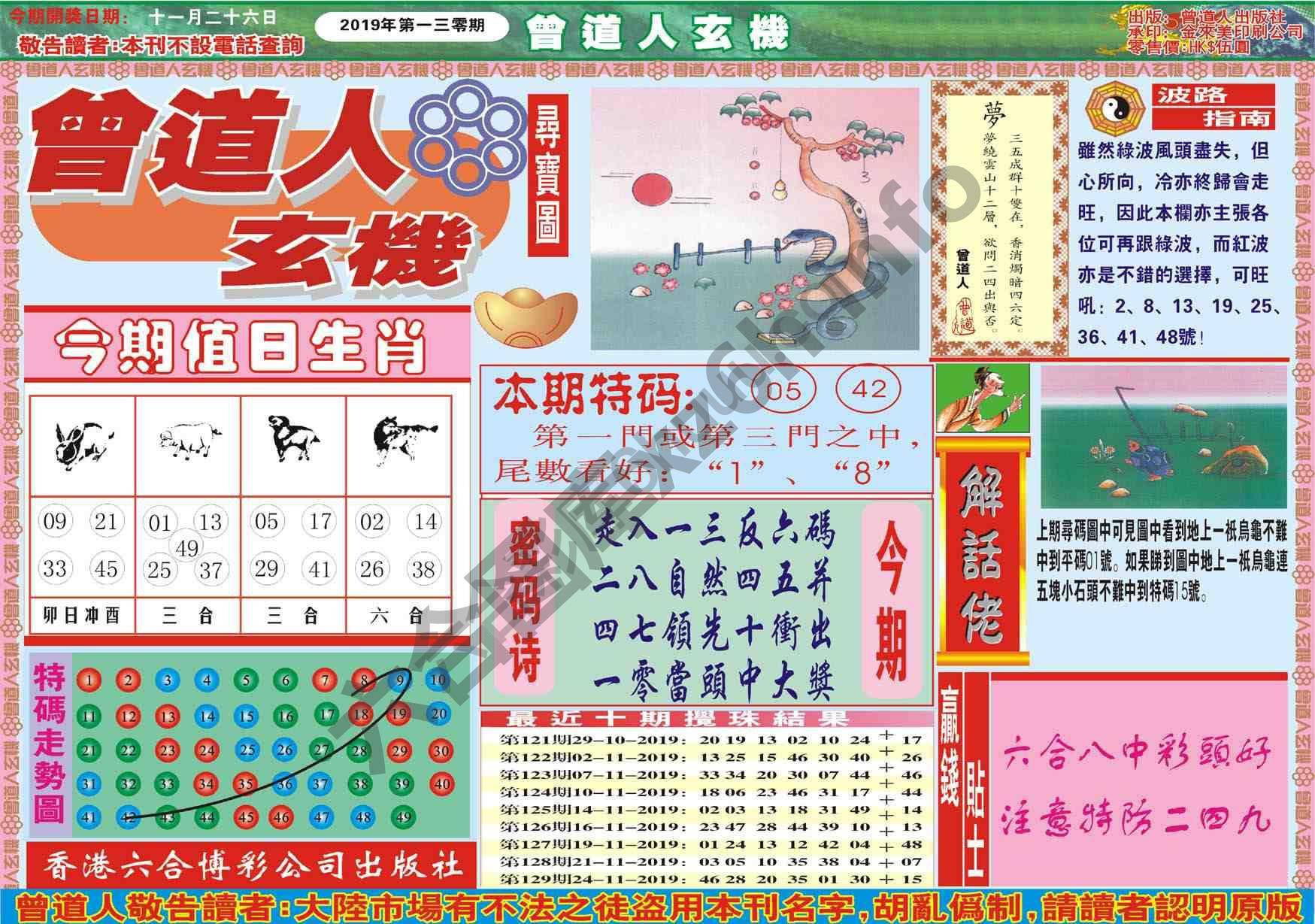 曾道人玄机