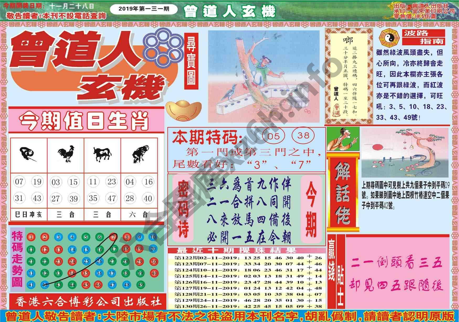 曾道人玄机