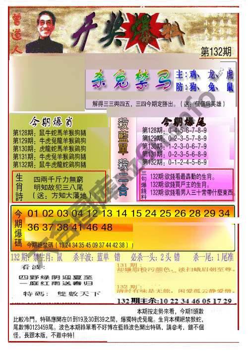 开奖爆料