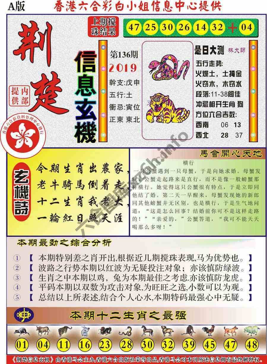 荆楚信息玄机