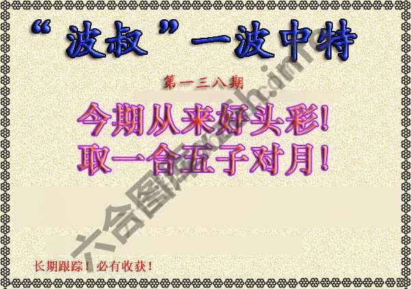 波叔一波中特