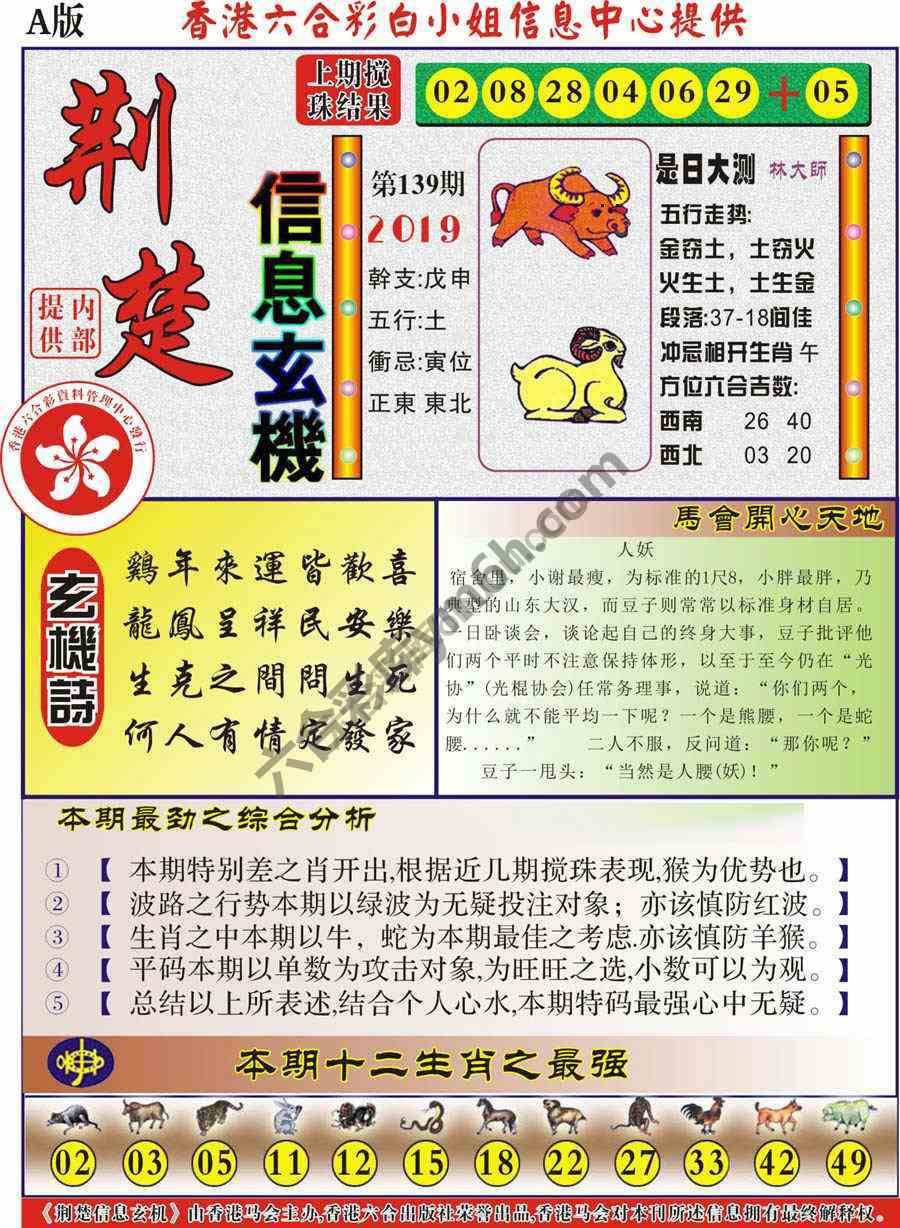 荆楚信息玄机