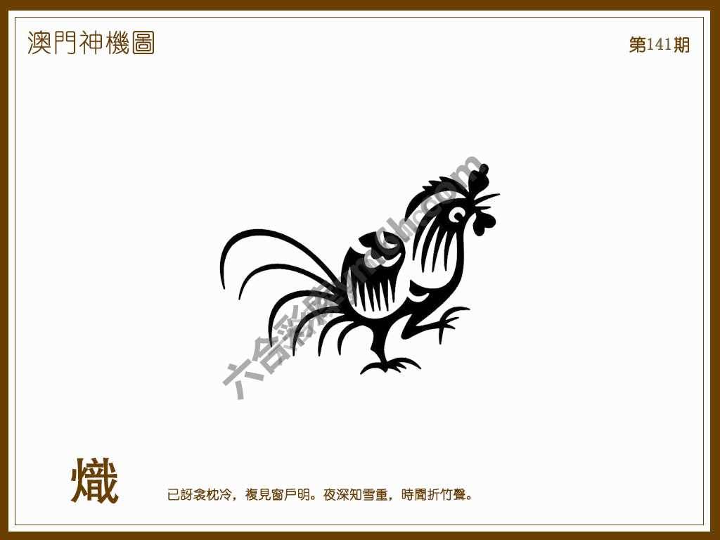 澳门神机图