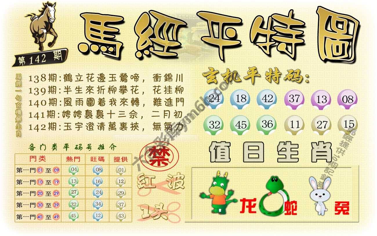 马经平特图