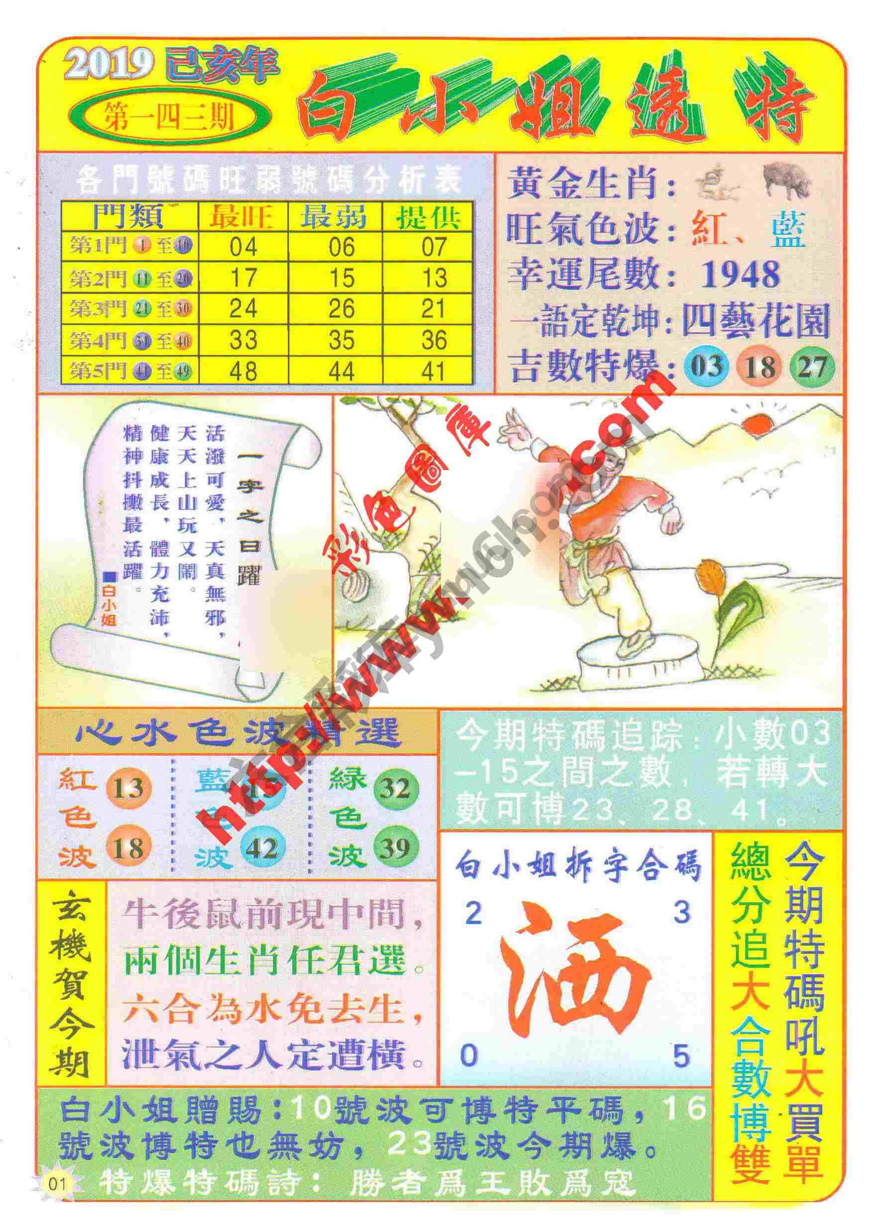 白小姐透特