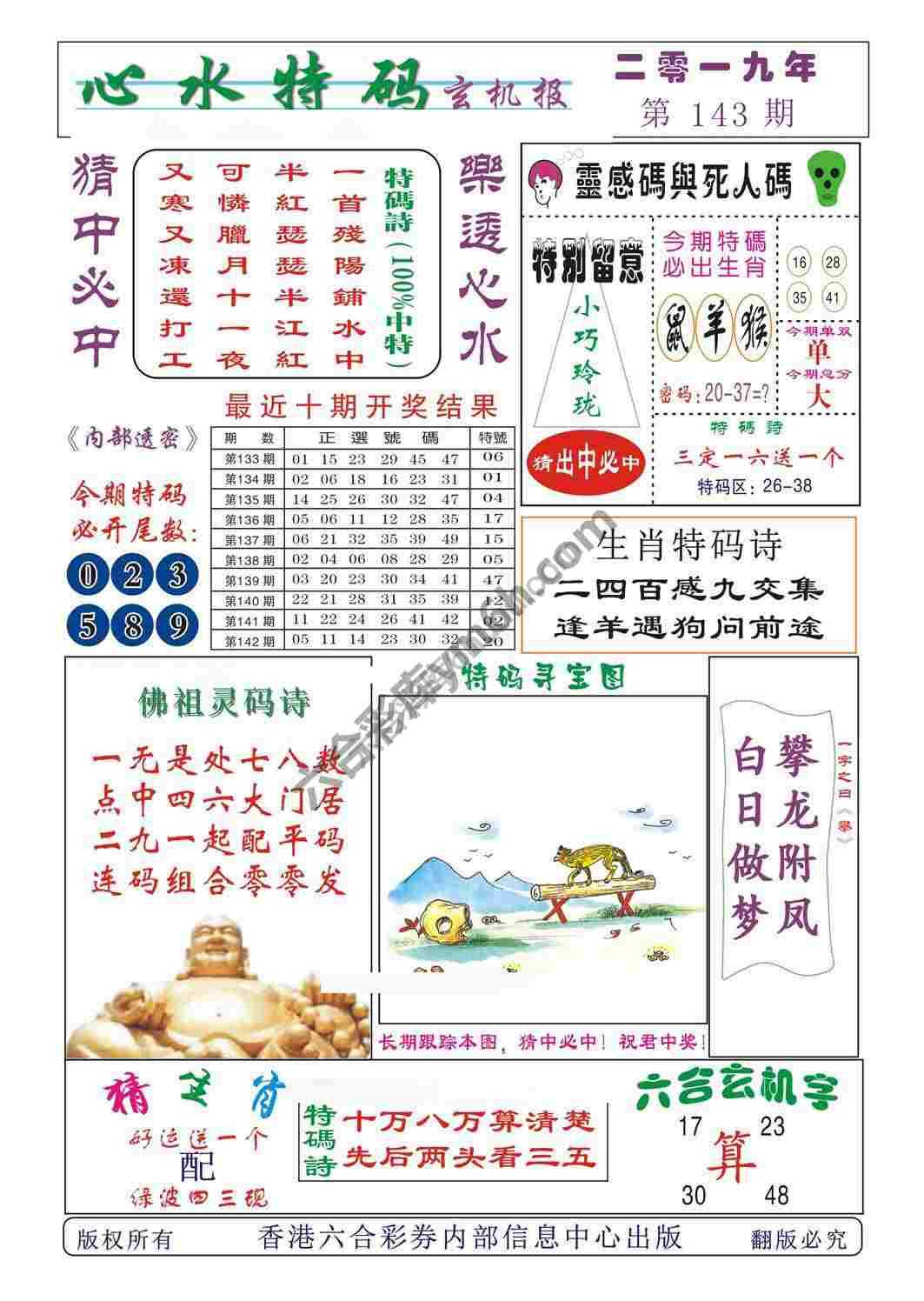 心水特码