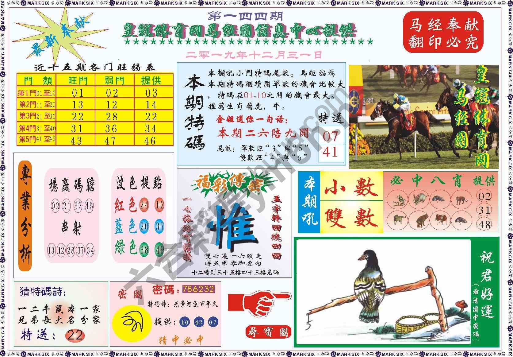 马经图记录