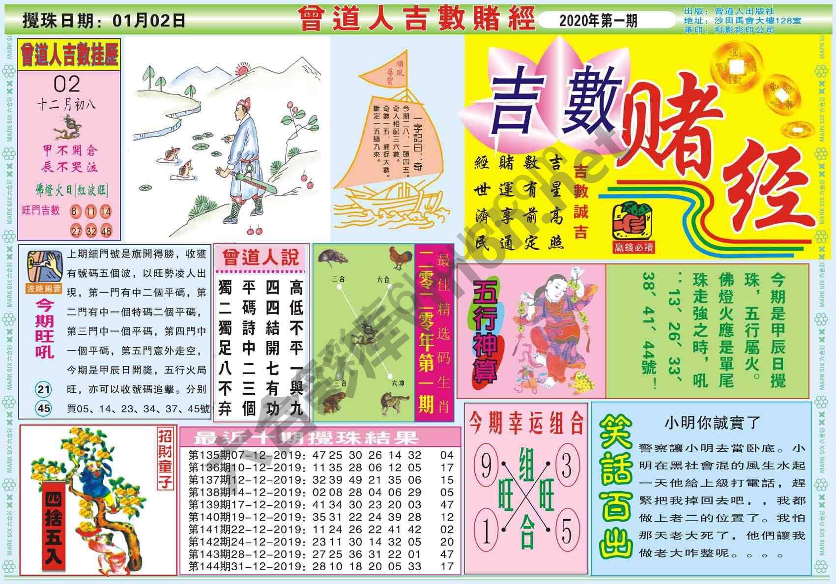 曾道人吉数赌经