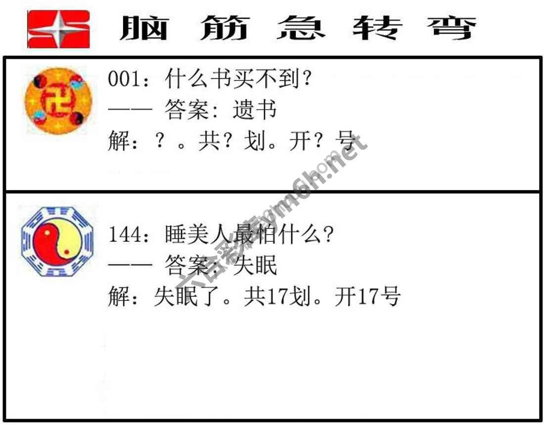 脑筋急转弯