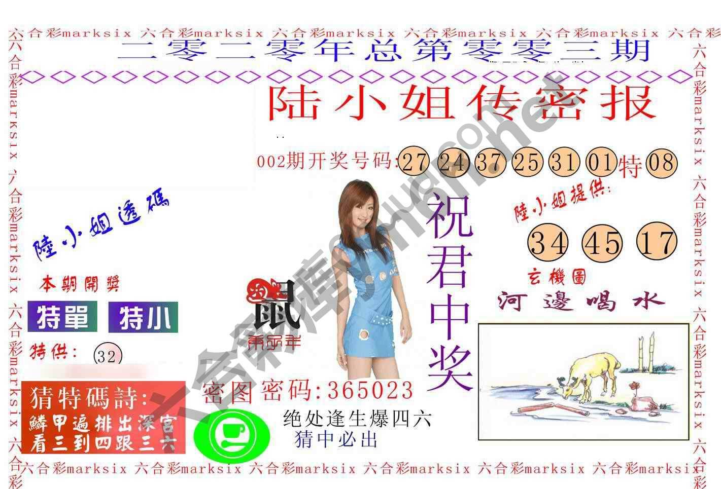 陆小姐传密