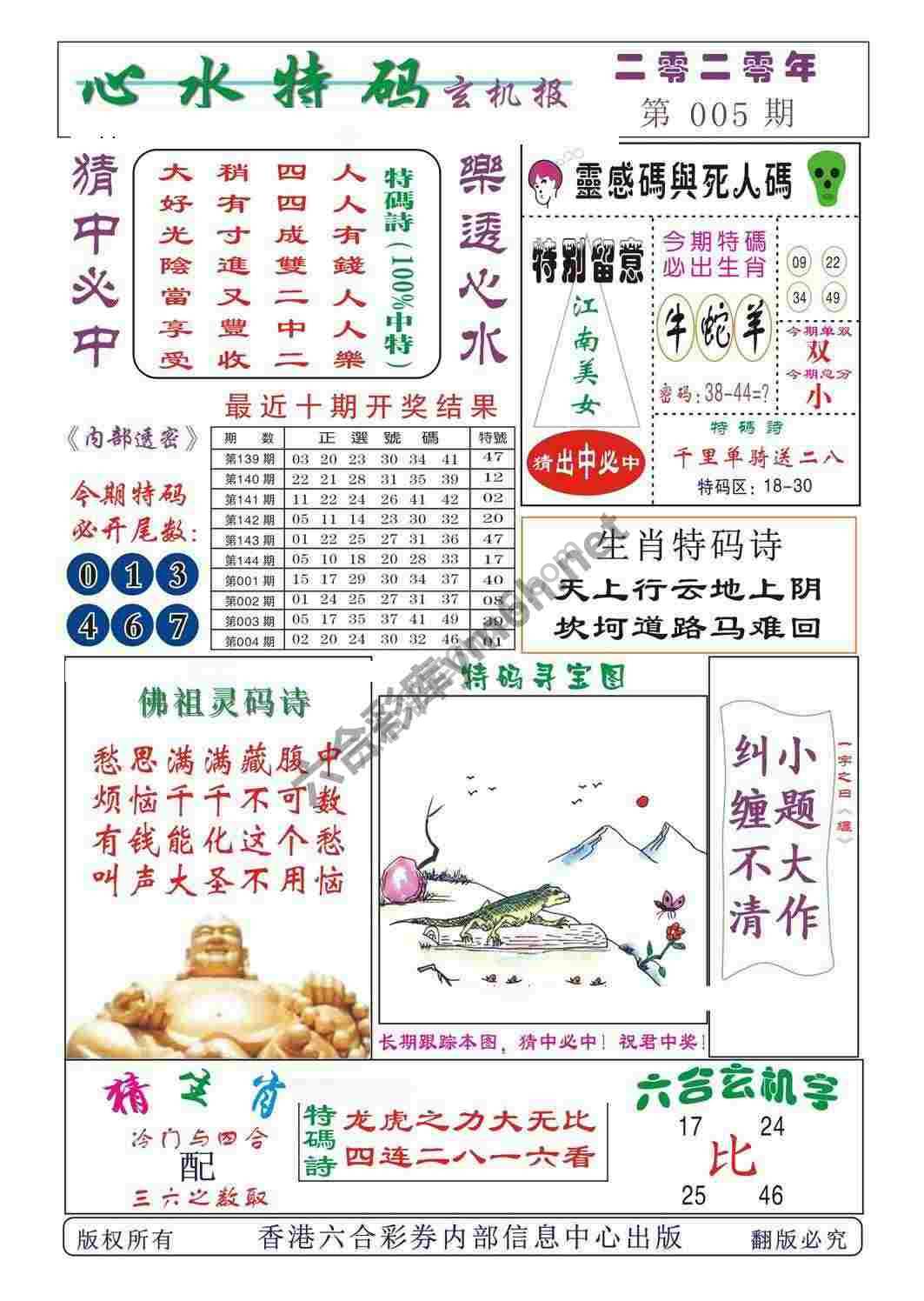 心水特码